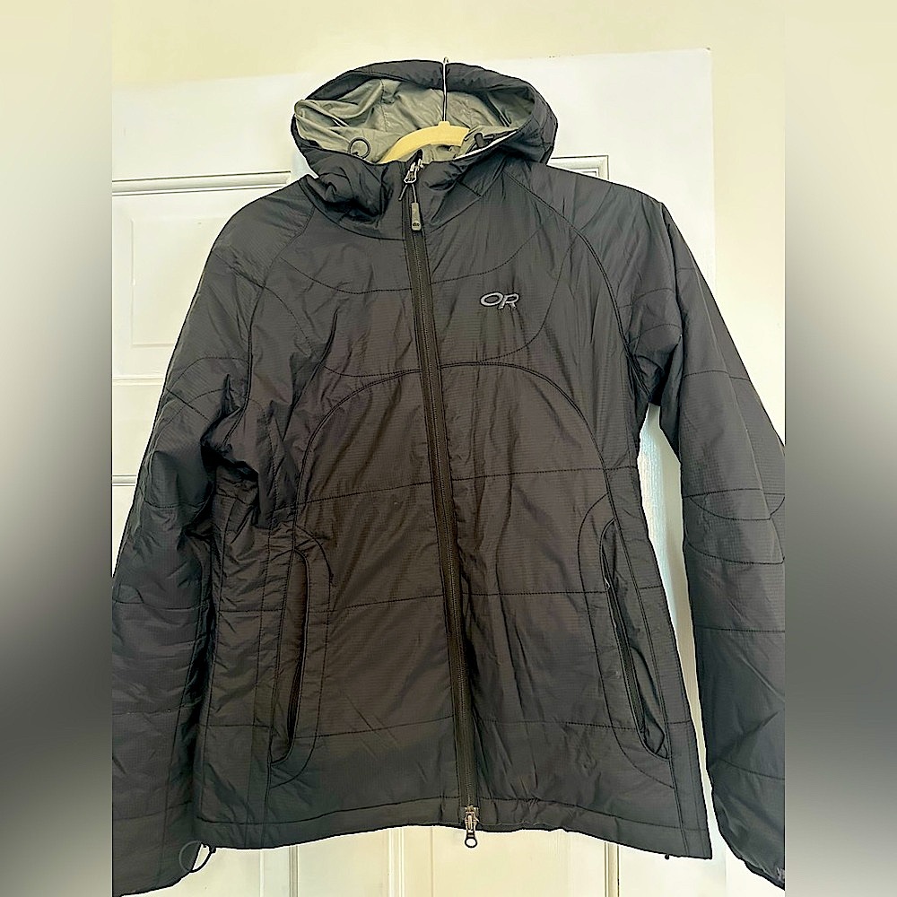 Outdoor Research Quilted Polyester Puffy Jacket Size Medium